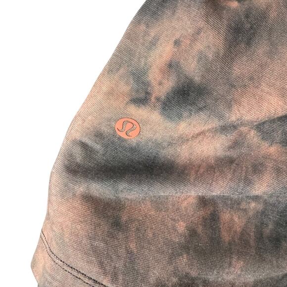 Lululemon Evolution Short Sleeve‎ Polo Diamond Dye Sedona Sunset Graphite Grey - Picture 7 of 8
